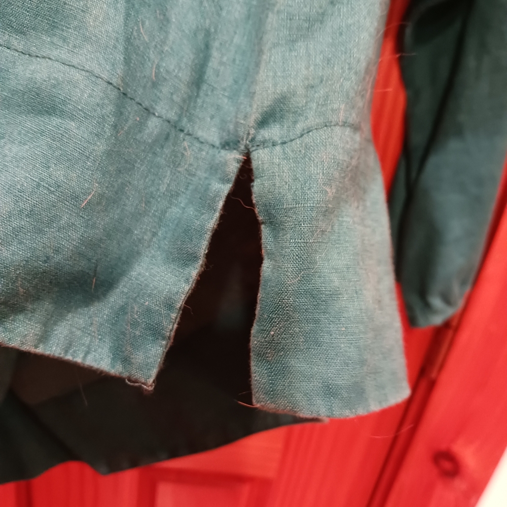 Eddie Bauer Teal Green 3/4 Sleeve linen Tunic NWOT XL tall - Picture 8 of 8